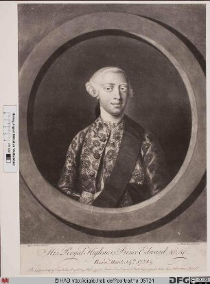Bildnis Eduard August (Edward Augustus), kgl. Prinz von Großbritannien u. Irland, Herzog von York u. Albany