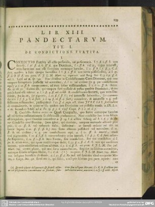 Lib. XIII. Pandectarum