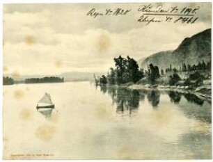 Oregon. Evening on the Columbia River