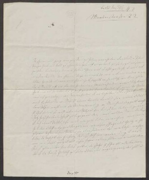Luise Mühlbach (1814-1873) Autographen: Brief von Luise Mühlbach an Rudolf Marggraff und Unbekannt - BSB Autogr. Mühlbach, Luise