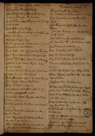 IIr-IVv, Catalogus librorum Bibliothecae Collegii Illustris