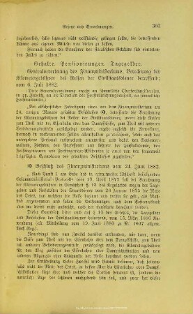 III.1.4. Gehalte. Pensionirungen. Tagegelder.