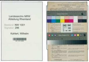 Entnazifizierung Wilhelm Kahlert, geb. 09.07.1914 (Redakteur)