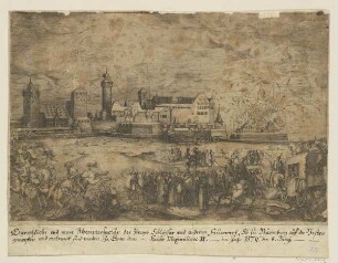Das Feuerwerk auf der Veste zu Nürnberg, 1570