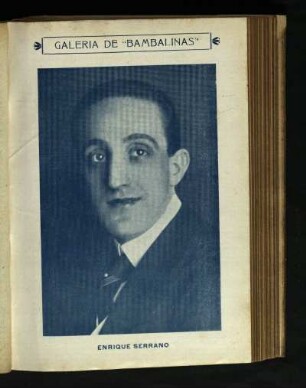 Galería de Bambalinas - Enrique Serrano