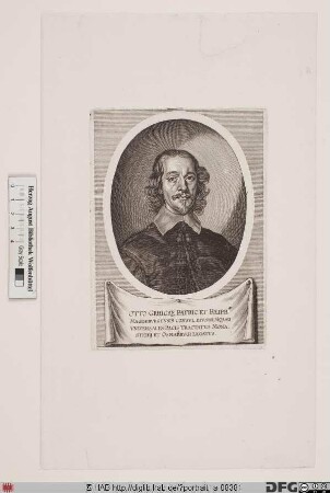 Bildnis Otto Guericke (eig. Gericke) (1666 von)