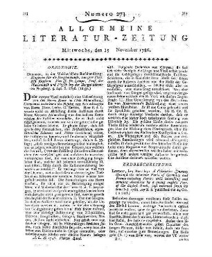 Magazin für die Bergbaukunde. T. 2. Hrsg. von J. F. Lempe. Dresden: Walther 1786