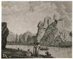 Das Giebichensteiner Ufer bei Halle