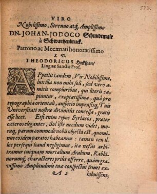 Assertio Passionis Dominicae Adversus Iudaeos & Turcas, Dialogo inclusa