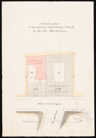 Wohnhaus Gebr. Micheli, Berlin-Mitte: Lageplan