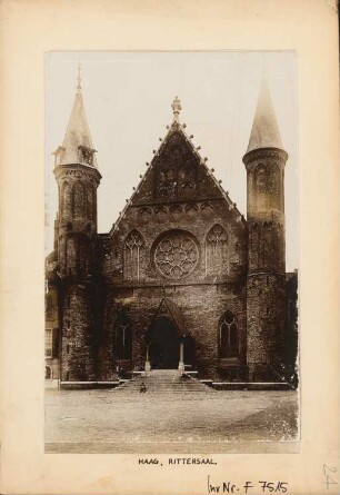 Rittersaal, Den Haag: Ansicht der Festhalle
