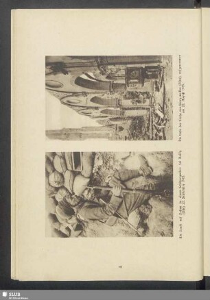 Ein Spahi auf Posten in einem Schützengraben bei Bailly (Oise) 27. September 1915