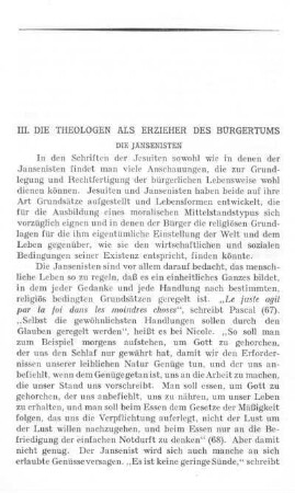 III. Die Theologen als Erzieher des Bürgertums