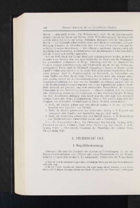 II. Ätherische Öle.