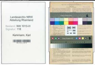 Entnazifizierung Karl Kerkmann , geb. 04.08.1898 (Kaufmann)
