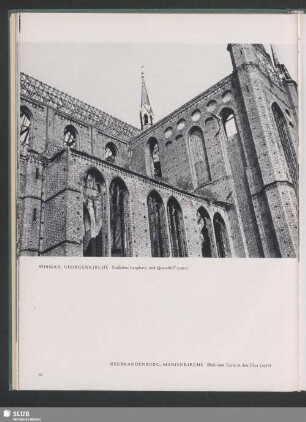 Wismar, Georgenkirche. Südliches Langhaus und Querschiff