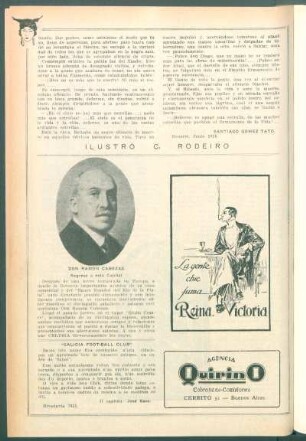 Don Ramón Cabezas regresó a esta Capital