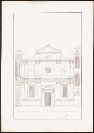Kirche S. Geminiano, Venedig: Anischt der Fassade