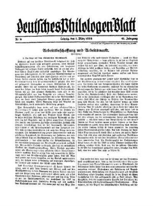 Arbeitsbeschaffung und Arbeitsmarkt