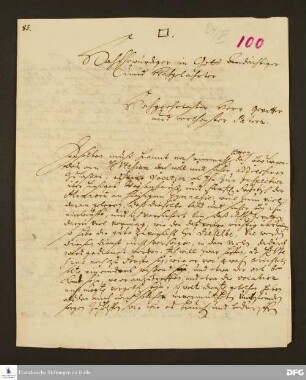Brief Johann Ernst Stolte an August Hermann Francke.