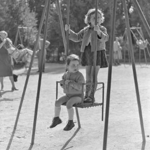 Im Stadtpark von Plowdiw. Kinderspielplatz