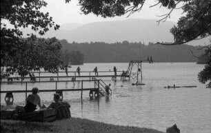 Seehausen: Strandbad, mit Badesteg
