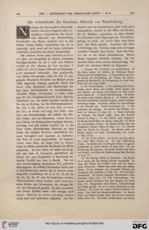 Die Gebetbücher des Kardinals Albrecht von Brandenburg