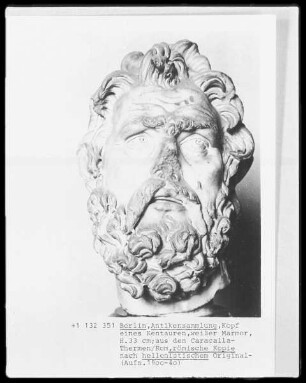 Kopf eines Kentauren aus den Caracalla-Thermen