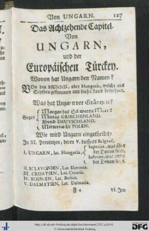 Das Achtzehende Kapitel.