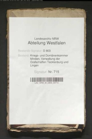 Das Otten-Kolonat im Kirchspiel Lienen