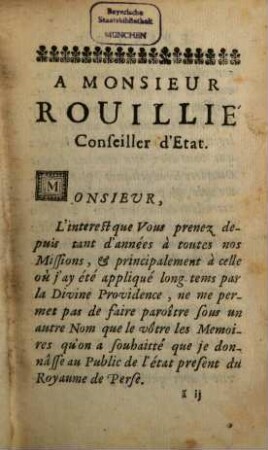 Estat present du royaume de Perse