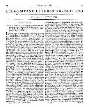 Knigge, A.: Ueber Schriftsteller und Schriftstellerey. Hannover: Ritscher 1793