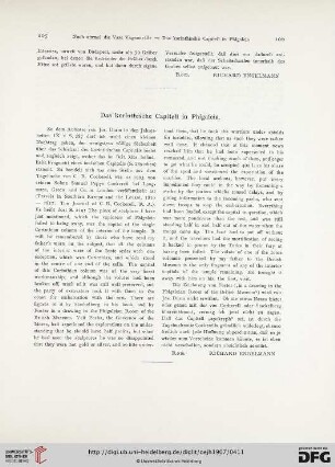 10.1907: Das korinthische Capitell in Phigaleia