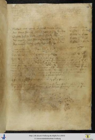 [24rv] Notizen und Verse von Texthand.