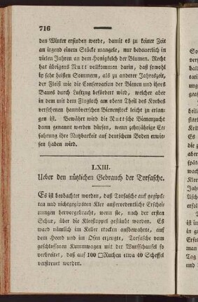 LXIII. Ueber den nützlichen Gebrauch der Torfasche