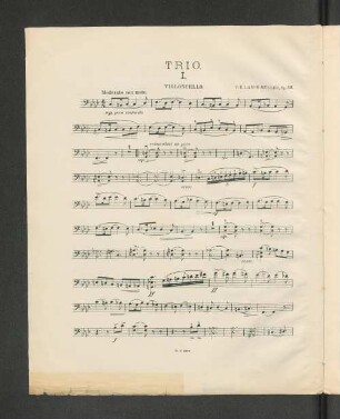 Trio. I. Violoncello.