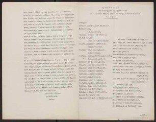 Protokoll der Sitzung des Kunstausschusses am 25. Oktober 1908 an Hermann Muthesius (Bismarck-Nationaldenkmal, Bingen) (Brief)