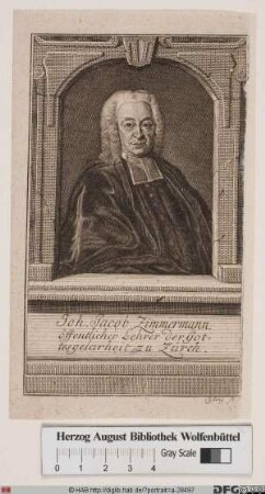 Bildnis Johann Jacob Zimmermann