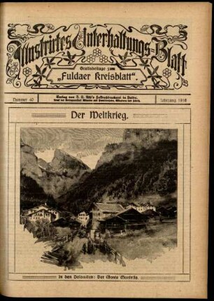 Ausgabe vom Sonntag, den 01. Oktober 1916.