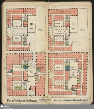 Plan des Städtischen Kaufhauses