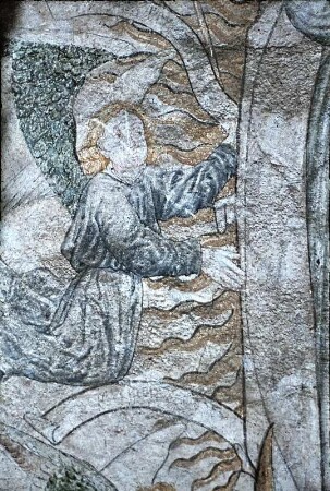 Maria Immaculata und Halbfiguren der Kirchenväter