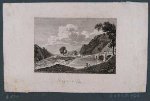 Der Plauensche Grund mit dem Forsthaus (Hegereiterhaus) und der Hegereiterbrücke