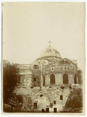 Grabeskirche [Jerusalem] (Rückansicht)
