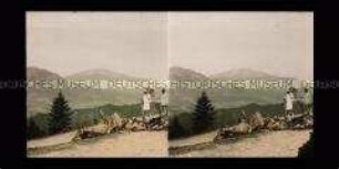 Besucher auf der Bürgeralpe, Mariazell