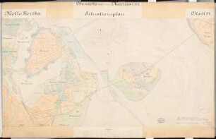 Brücke über den Bodden von Stralsund nach Rügen Schinkelwettbewerb 1879: Lageplan 1:5000; Maßstabsleiste