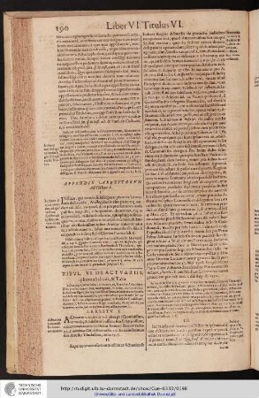 Liber VI. Titulus VI.