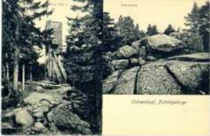 Ansichten vom "Ochsenkopf" im Fichtelgebirge