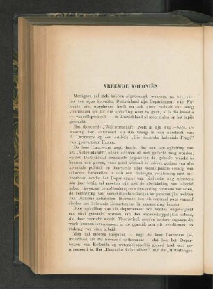Vreemde Koloniën, door D. G. Stibbe.