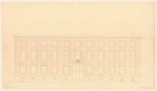 Landeshaus, Münster Wiederaufbau: Hauptansicht 1:50