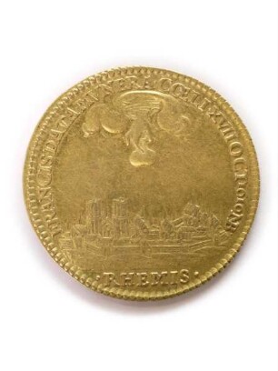 Medaille zur Salbung Ludwigs XIII. in Reims